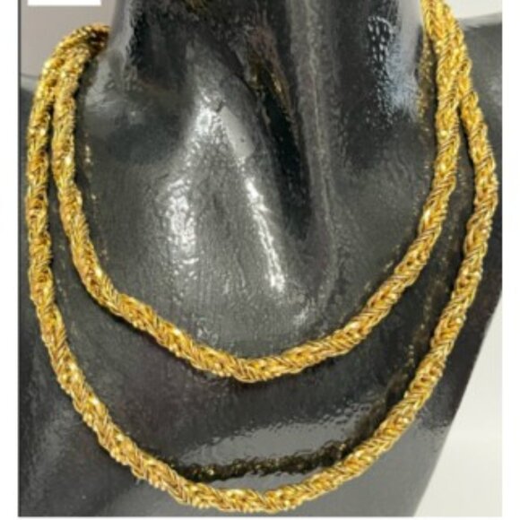 Signed 1973 Henkel & Grosse Germany-31 Inch 58.3 grams Twisted Rope Chain